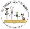 Logo Ngel mit Kpfen - Familie mit zwei Kindern